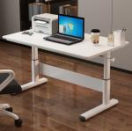 80 kgs Custom White Wood Manual Standup Desk for Small Office Coffee Standing
