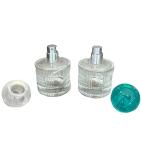 Beverage Glass Cylinder Shape Striped Classical Fragrance Parfum Spray Bottles