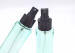 Empty Gloss Green Printing PET Plastic Bottle 15ml Cylindrical With Black