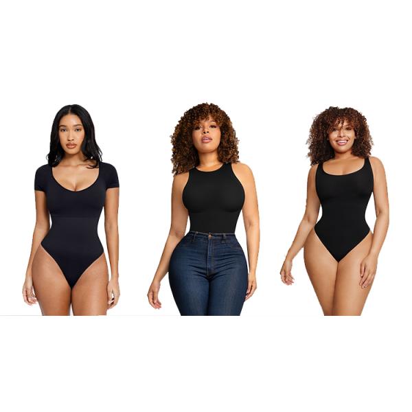 Seamless Black Sculpting Shapewear Bodysuit For Women SMLXLXXL3XL4XL5XL6XL OEM Accpet