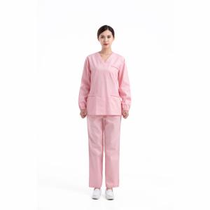 Wholesale 35% Polyester 65% Cotton Scrub Suit Uniforms Female from china suppliers