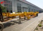 Yellow Color Terminal Trailer Double Axles Container Transport For Truck