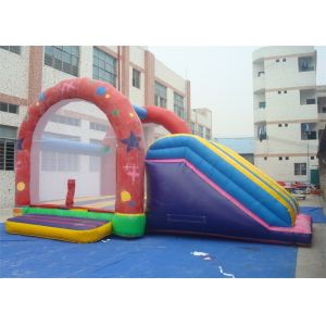 Combo Commercial Inflatable Slide , Inflatable Bouncer Slide For Playing