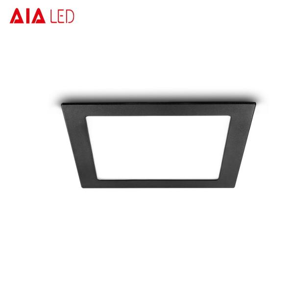 SMD 15W economic black price ultrathin LED Panel light recessed mounted