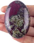 Natural Dragon Bloodstone Oval Shaped Craft Stone Dragon Bloodstone Palm