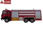 Northern Benz Fire Fighting Vehicle , Large Fire Truck Red Color Large Volume