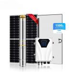 Deep Well Solar Powered Water Pump DC Brushless Agriculture Submersible