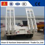 High Loading Capacity Low Bed Semi Trailer 3 Axle 60T 7950+1305+1305 mm