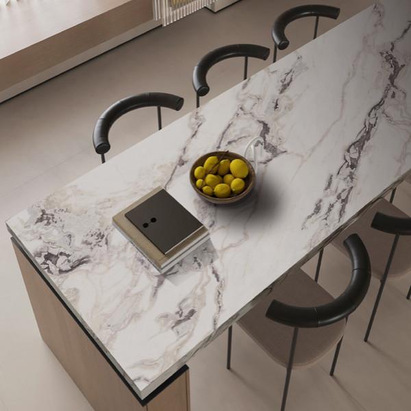 White Glazed Porcelain Tile With 0.05% Water Absorption 6mm Frost Resistance