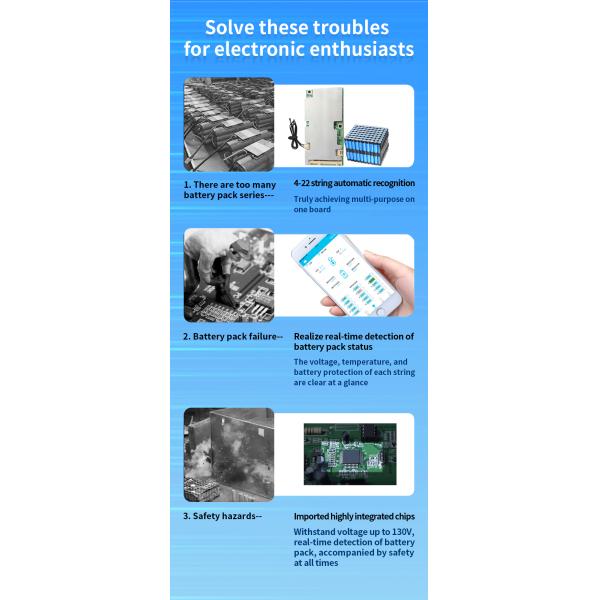 15A 7S Lifepo4 BMS 29.4V Same Port Battery Management System