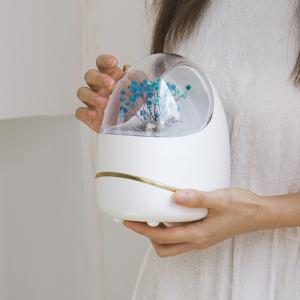 Wholesale 400ml Flower Aromatherapy Diffusers Air Humidifiers Auto Off Design For Home Yoga Office Kitchen from china suppliers