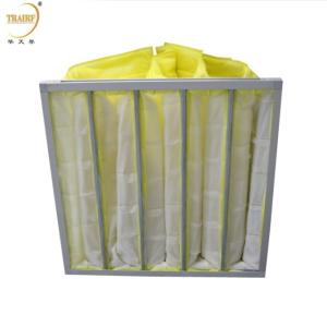 Wholesale Industrial Media Pocket Air Filter for AHU Bag Filter from china suppliers