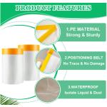 Customized Logo Pre Taped Masking Film Transparent Automotive Masking Film For