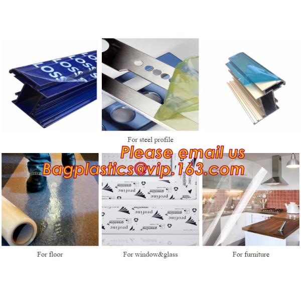 Soft PE Protective Film for Stainless Steel Panel Packaging,Self Adhesive Protective Film for Plastic Profile bagplastic