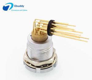 Wholesale Circular Lemo B Series Connectors ECG 1B 2 3 4 5 6 Pin Elbow Contact For Printed Circuit board from china suppliers