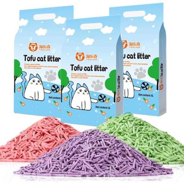 Odor Control Bulk Cat Litter Lavender Tofu Cat Litter Bulk Environmentally