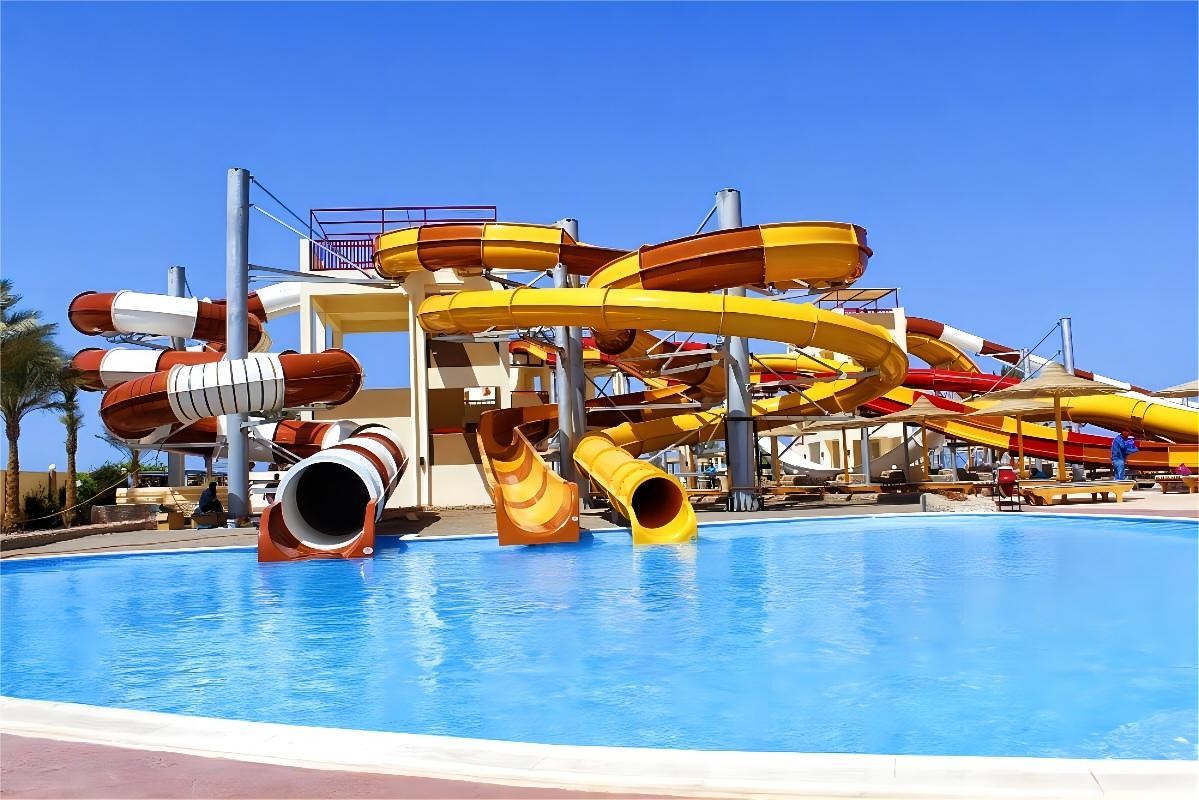 8m Height Water Park Slide Underground Swimming Pool Equipment
