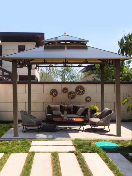 Outdoor Hardtop Gazebo Hardtop Gazebo With Galvanized Steel Roof And Aluminum
