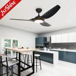 Led 35w 5 Speed DC Motor Ceiling Fan With Remote Control Black ABS Blades