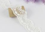 Embroidered Graceful Cotton Lace Trim Neeting Edging For Girl's Dress 2.5CM