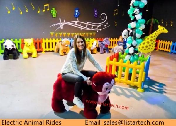 Latest Popular Battery Kids Bikes Plush Electrical Animal Toy Car in Amusement
