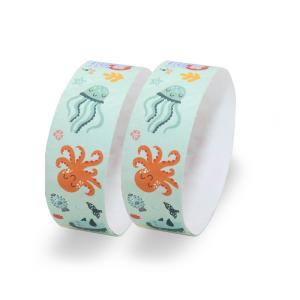 Wholesale Enhanced Security Printed Paper Wristbands For Events Disposable from china suppliers
