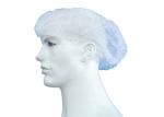 Non Woven Material Disposable Surgeon Cap Hair Nets Lightweight 10gsm Thickness