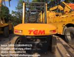 Used 5ton Tcm Forklift Trucks Fd50 / Japan Made Second Hand Fork Lift Trucks