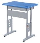 Double Steel Tube PP Top Table And Chair Set With Big Drawer For Meeting Room