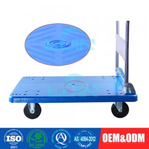 Wholesale Logistics transportation Plastic Platform Hand Truck With Metal and folding handle from china suppliers