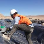 Blue 2mm High Density Polyethylene Geomembrane Hdpe Plastic Fish Farm Pond Liner
