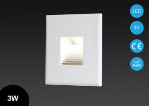 Wholesale IP20 3W Mini Wall Mounted Recessed LED Indoor Stair Lights Changable Covers Pure Aluminum from china suppliers
