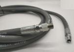 Male NPT X NPT Swivel Gray Washing Machine Water Hose 4000 PSI Pressure