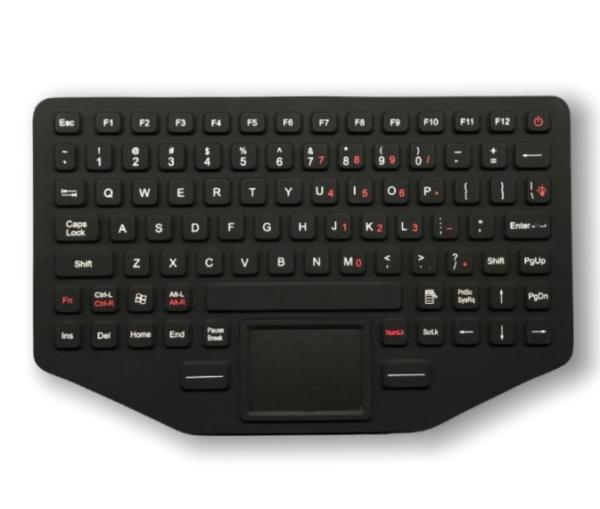 IP67 Industrial Silicon Rubber Backlit Keyboard waterproof Dustproof Mini