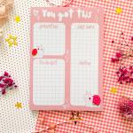 Die Cut Kawaii Lined Notepads And Stationery Paper Memo Pads