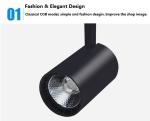 Hot-selling High Bright Epistar COB LED Track Light 10W 20W 30W 3 years warranty