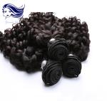 Jet Black Virgin Aunty Funmi Hair Unprocessed Peruvian Hair Weaving