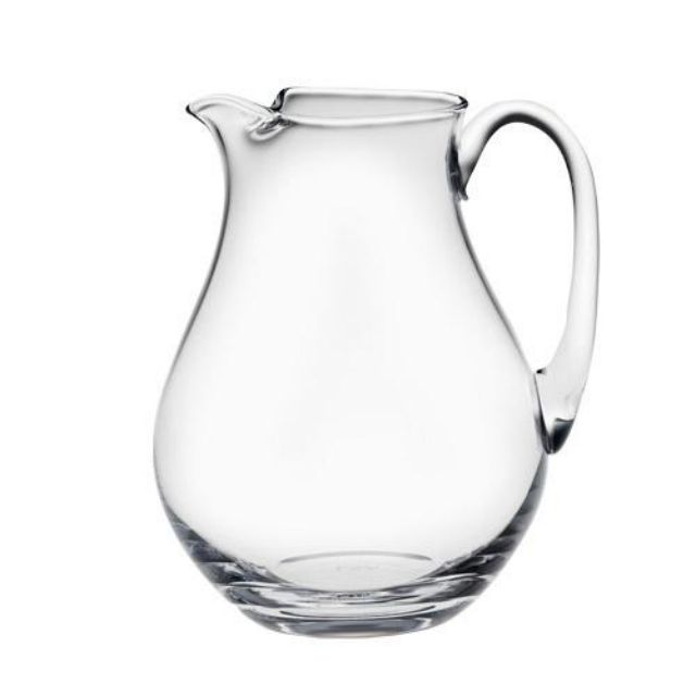 Wholesale 1.2L Pattern Decorative Water Drinking Glass Transparent Water Jug Pitcher