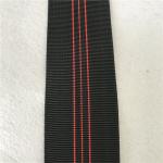 7cm width Sofa Elastic Webbing color black 50%-60% Elongation With red Lines
