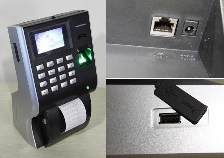 LP400 FINGERPRINT TIME ATTENDANCE WITH PRINTER TCP/IP SOFTWARE AVAILABLE BLACK COLOR HIGH QUALITY