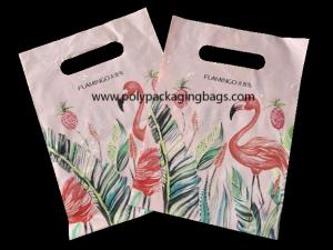 Wholesale 0.08mm Die Cut Handle Plastic Bag For Shopping/ Plastic Die Cut Bags/Strong Shopping Bags With Handle from china suppliers