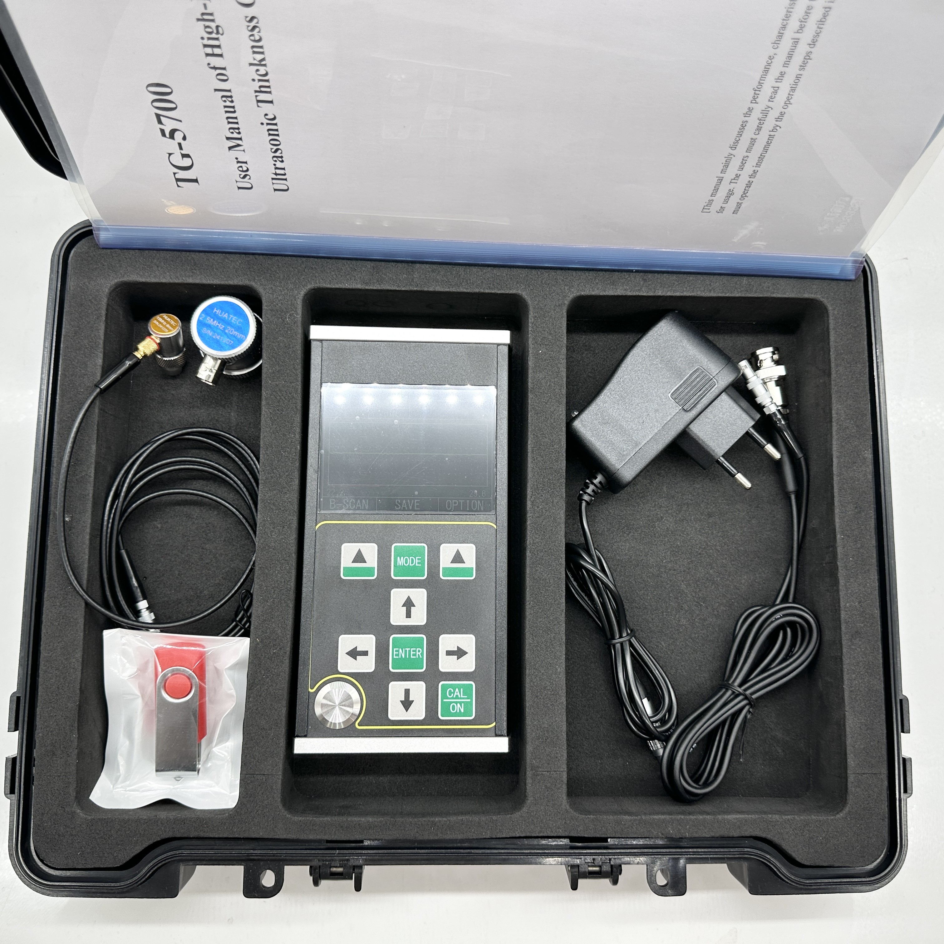 TG-5700 Digital Ultrasonic Thickness Gauge Handheld High Precision With A/B Scanning