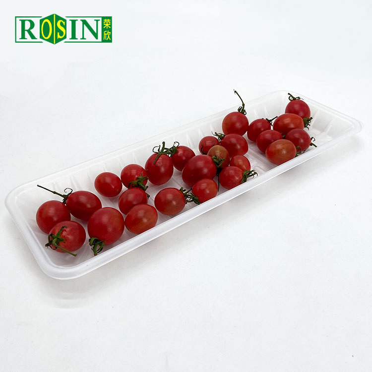 PP Corn Starch Disposable Fresh Meat Chicken Fruit Vegetable Container Plastic Frozen Food Packing Tray