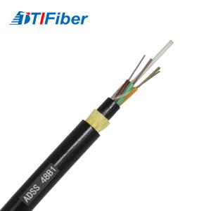 Wholesale Self Supporting Aerial Double Sheath Adss Fiber Optic Cable 12 Core 24 Core from china suppliers