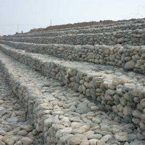 Wholesale 2.7mm Woven Gabion Baskets Heavy Galvanized Hexagonal Retaining Wall Design from china suppliers