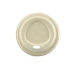 Sugarcane Cup Cover Lids Disposable Hot Bubble Coffee Non Leak Cover Lids