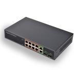 full metal case 8 ports Gigabit IEEE 802.3af/a standard 150W power backplane