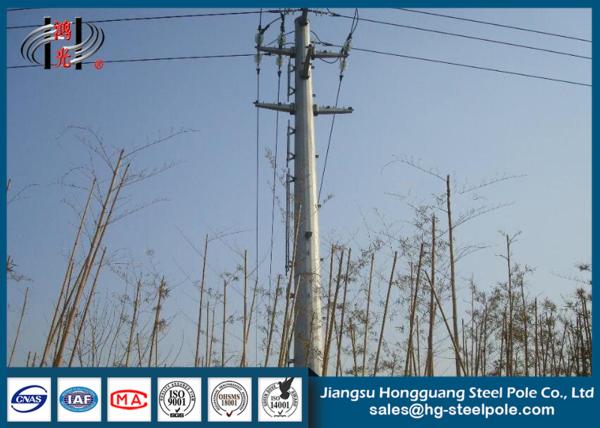 Hot Dip Galvanized Pompous Steel Tubular Pole 800daN for Transmission Line