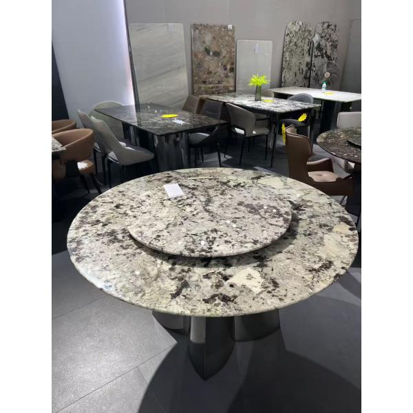 Natural Custom Marble Dining Table Timeless Luxury Centerpiece With Smooth Surface