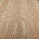 Red Paper Backed Oak Veneer Natural Furniture Decoration 1250*2500mm